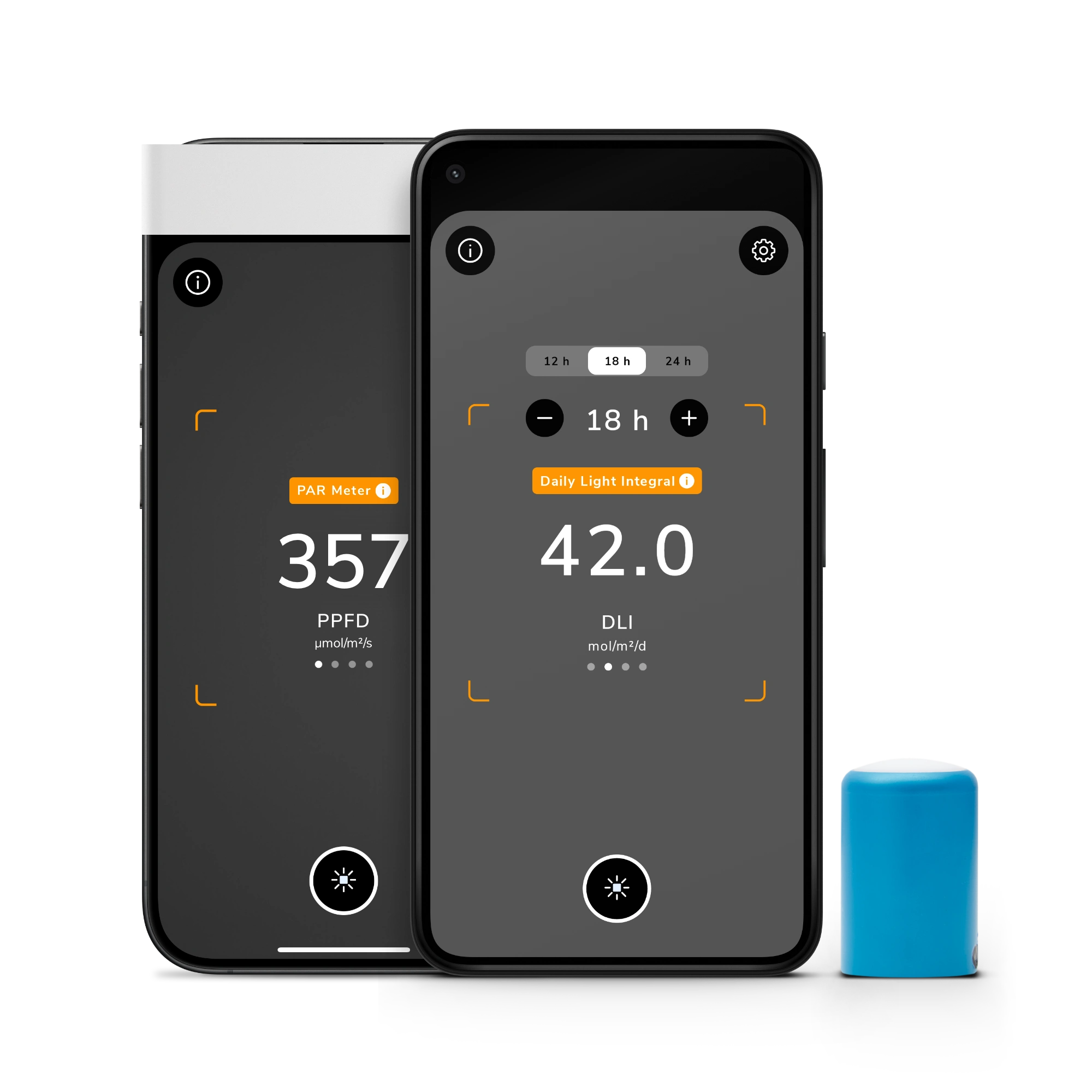 Photone App and Apogee Quantum PAR Sensor